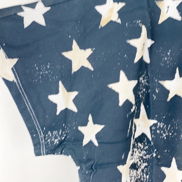 Zenana American Flag Print Short Sleeve Top - Picture 7 of 14